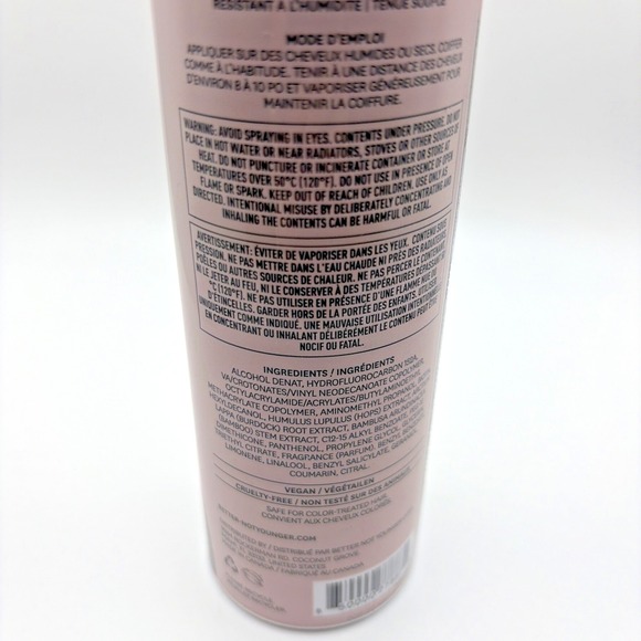 Better Not Younger Wake Up Call High Hold Thickening Hairspray 6 Oz 170g Canada - Picture 8 of 8